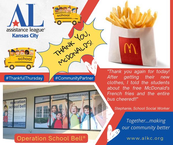 Jim Wagy and McDonald’s Parterning with Operation School Bell®