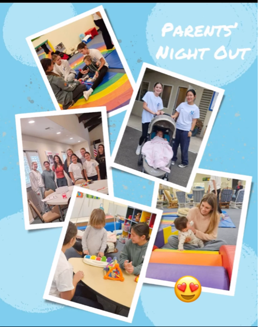 The Assisteens Help The I.D.P. Parents Enjoy A Night Out