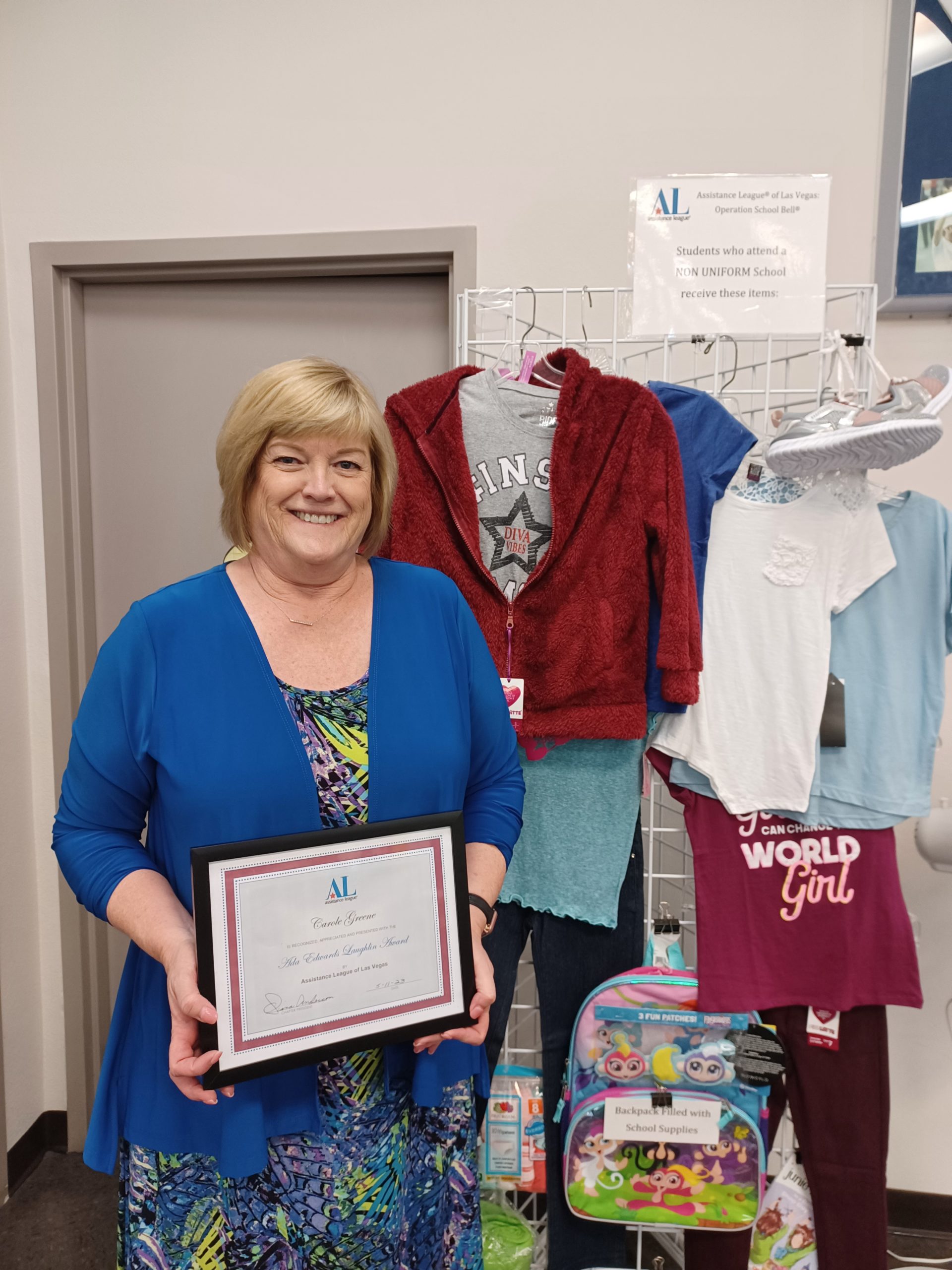 Membership Recognition Awards Assistance League of Las