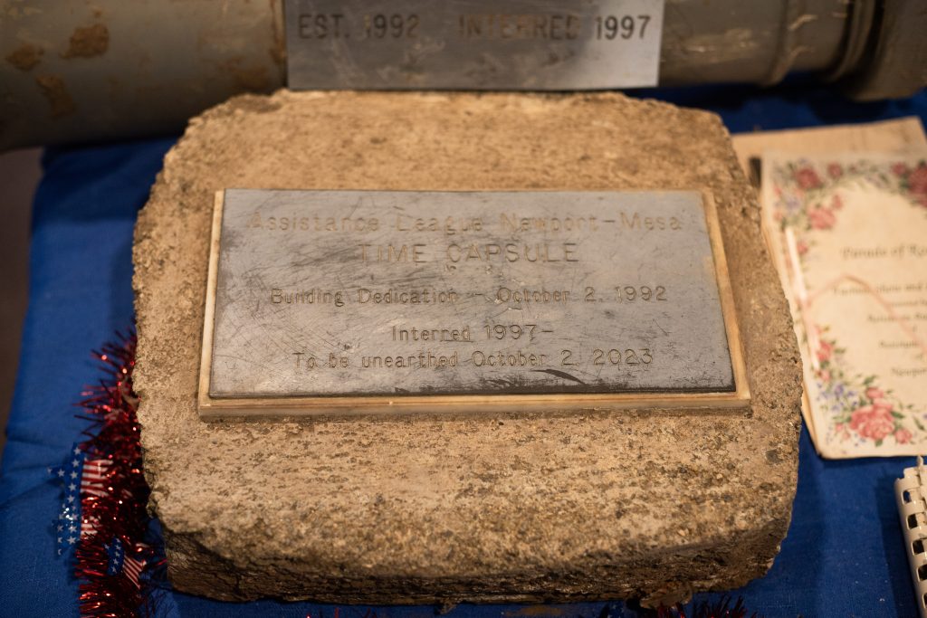 Assistance League of Newport-Mesa Time Capsule