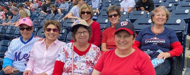 ALNV Members at a baseball game