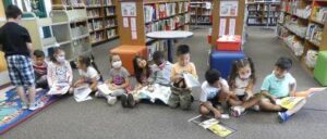 A row of children at the readers and leaders ALNV event