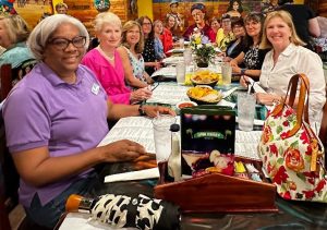 ALNV members enjoying good food and friends at the 2023 installation luncheon