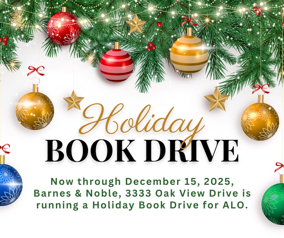 ALO Holiday Book Drive