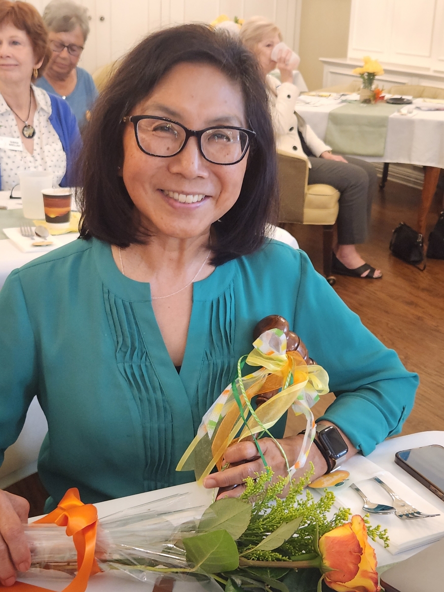 Sandra with gavel