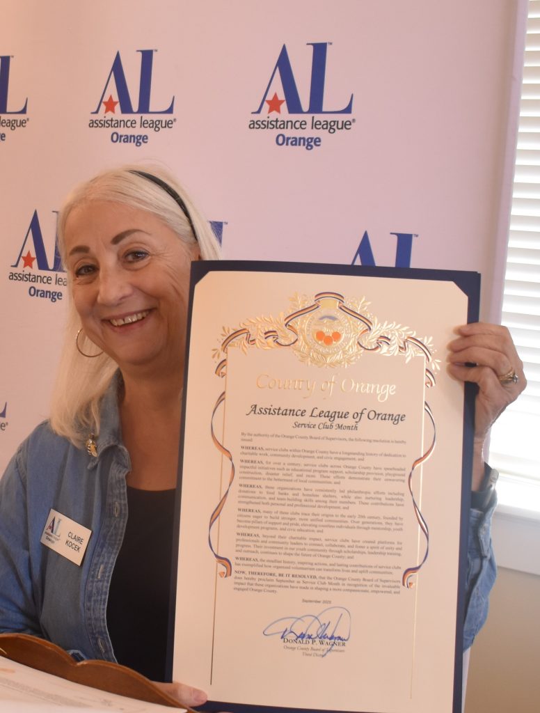 Orange County Board of Supervisors Honors our Chapter