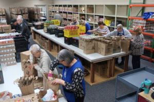 Bagging in the Food Pantry