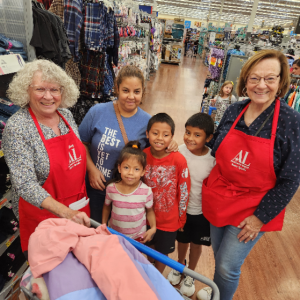 Helping clothe refugee children