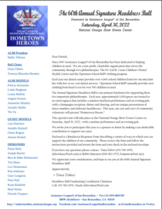 Dear Friends Letter