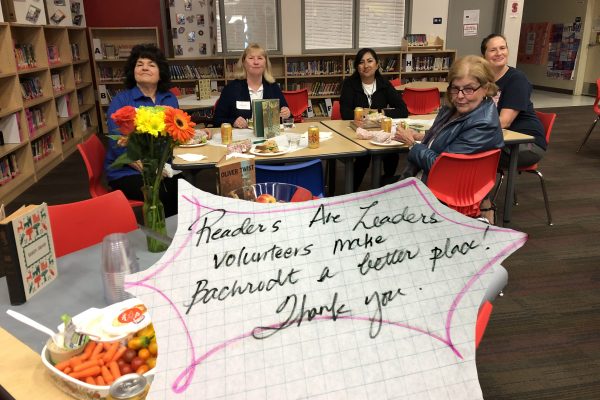 Thank You lunch for Readers Are Leaders at Bachrodt Elementary