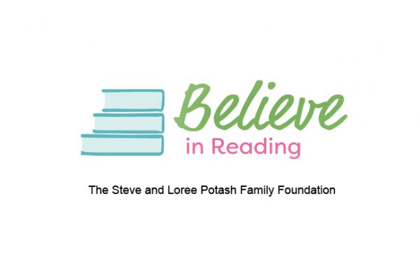 Believe in Reading logo - Potash Family Foundation