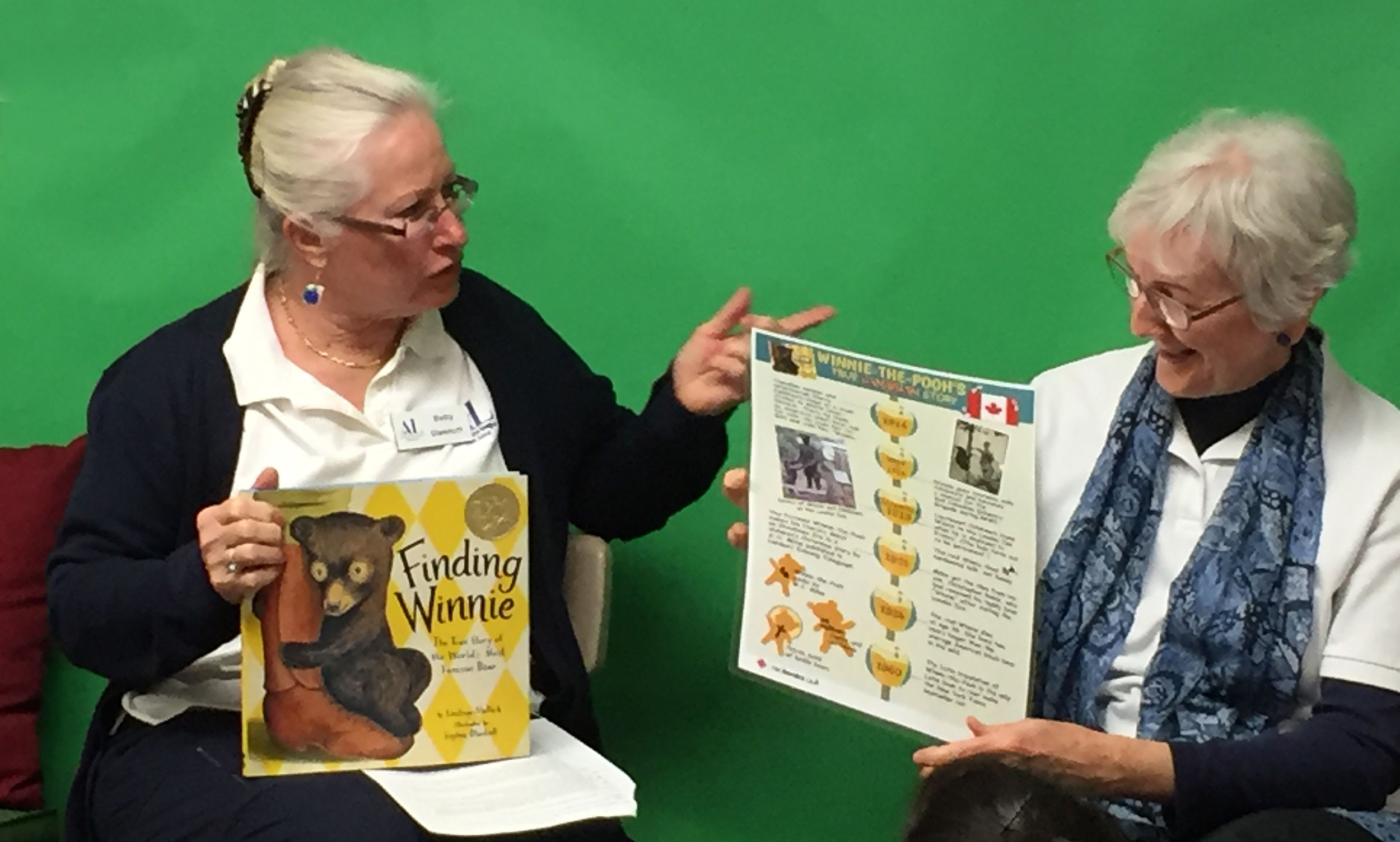 Book and Poster for Finding Winnie