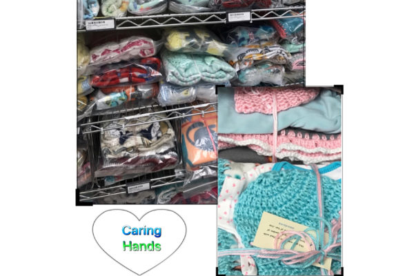 Caring Hands layettes at SCVMC