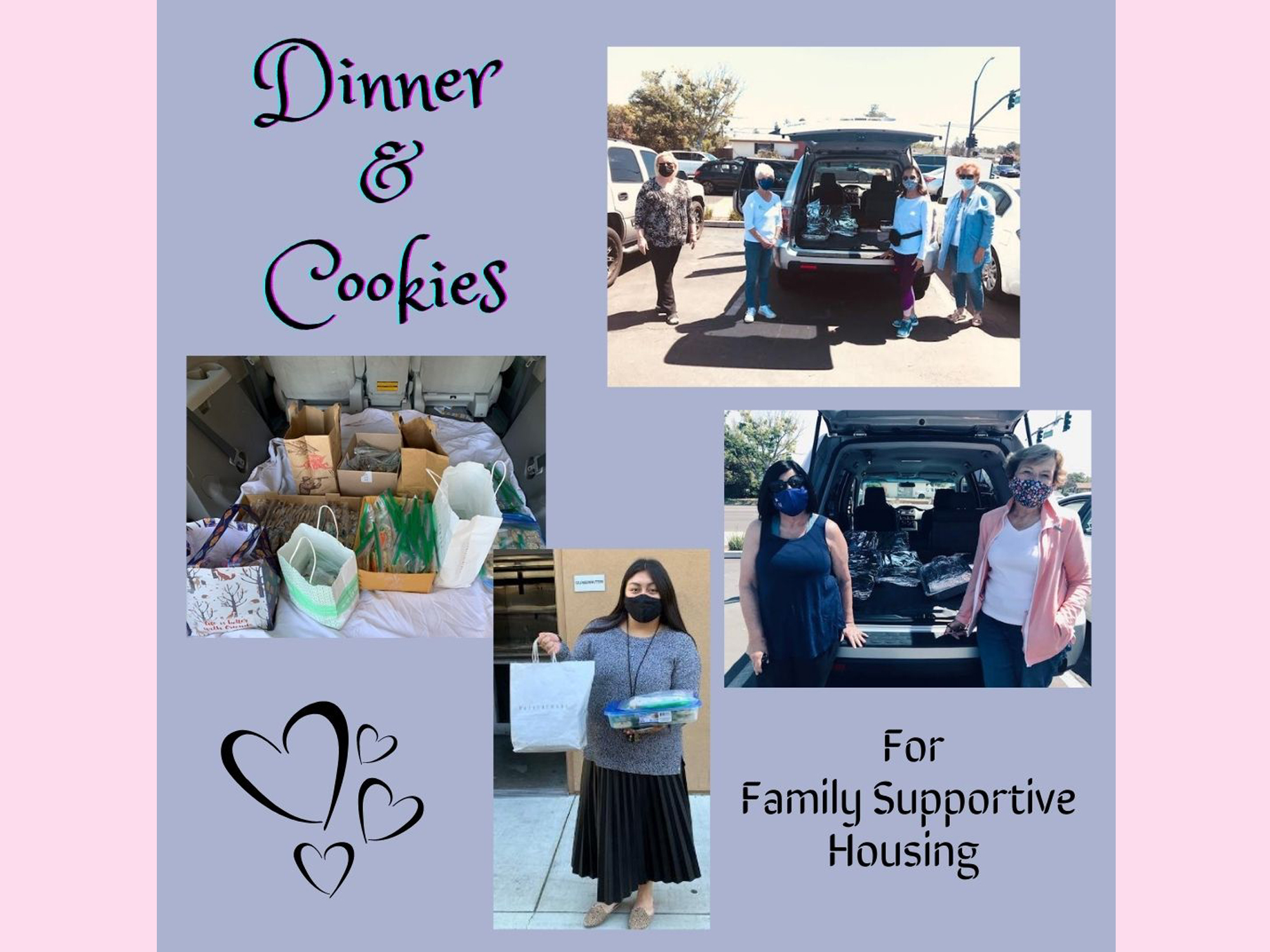 Dinner and Cookies for Family Supportive Housing