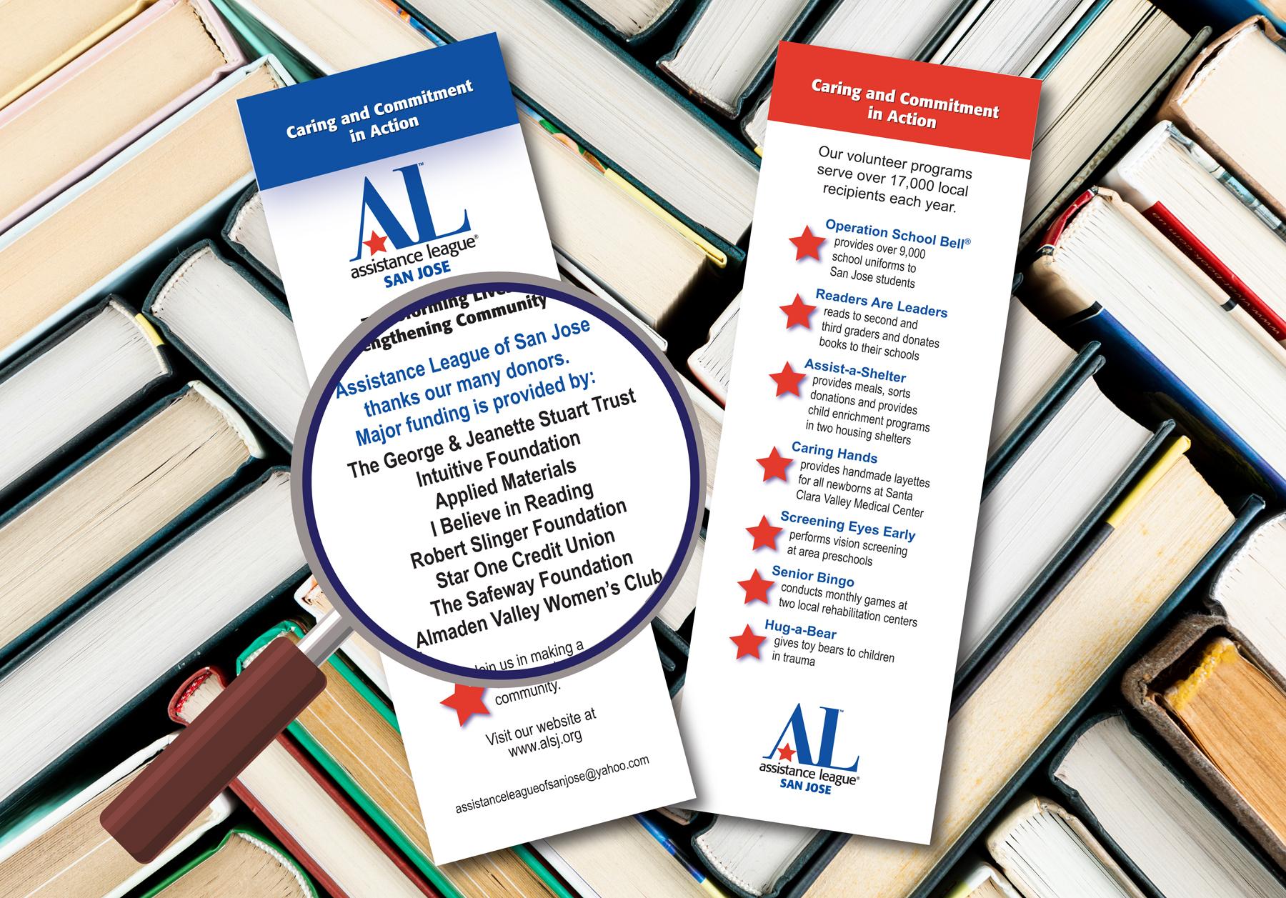 Assistance League of San Jose Bookmarks