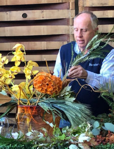 Creating Floral Arrangement