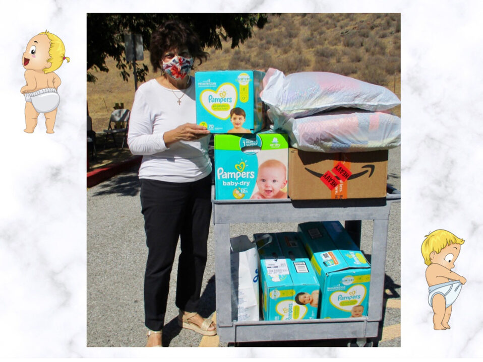 Diaper Donation to Parisi House on the Hill Assistance League San