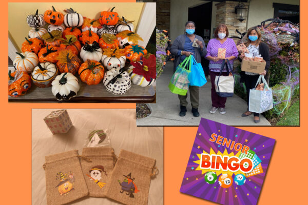 2021 Stonebrook Halloween Delivery - pumpkins and gift bags