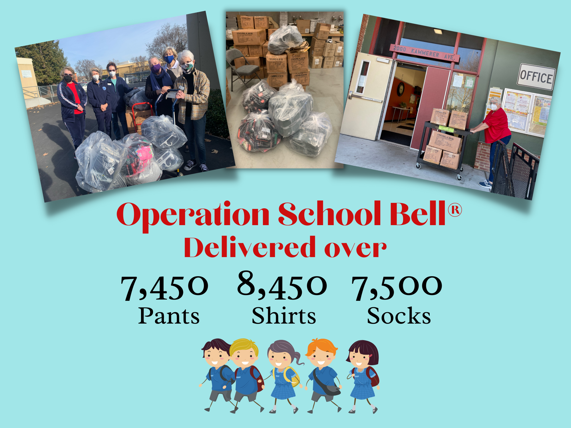 Operation School Bell Delivers More New Clothing