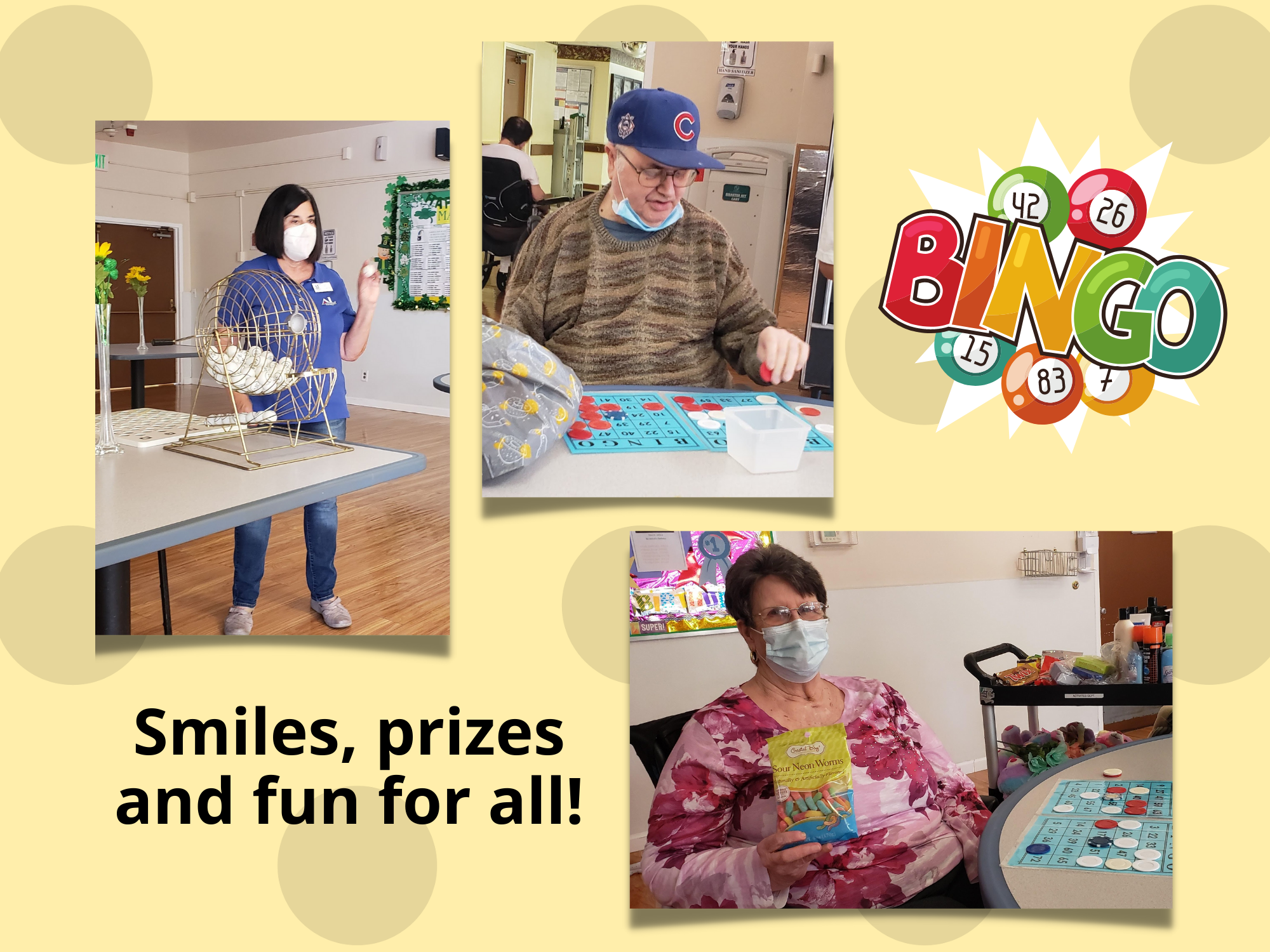 Senior Bingo at A Grace Subacute and Skilled Care