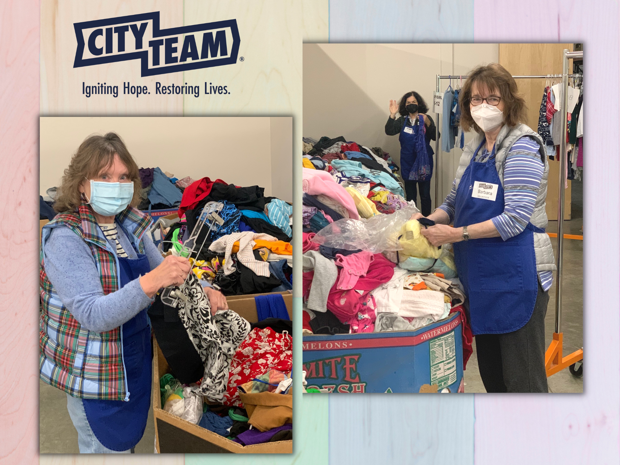 Working with CityTeam Sorting Donations