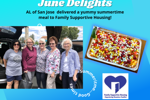 Summertime Meal Delivered to Family Supportive Housing