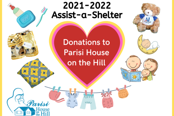 2021-22 Donations to Parisi House on the Hill