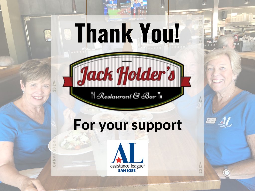 Thank You, Jack Holder's Assistance League San JoseAssistance