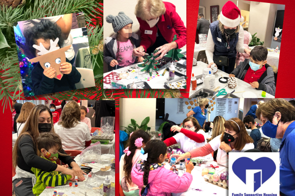 Holiday Arts and Crafts at Family Supportive Housing
