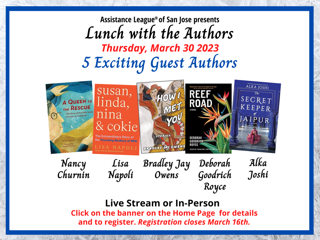 Lunch with the Authors - 5 Exciting Guest Authors