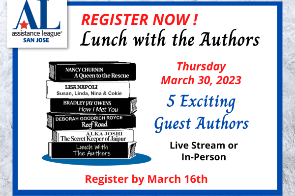 Register Now for Lunch with the Authors
