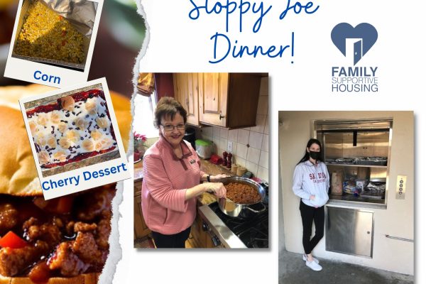 Sloppy Joe Dinner for Family Supportive Housing