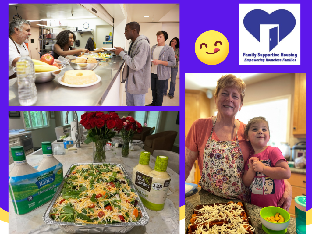 Cooking and Delivering Dinners to Family Supportive Housing