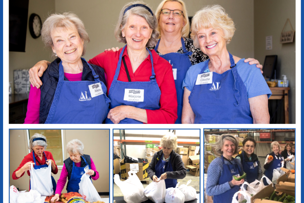 Packing Groceries at CityTeam