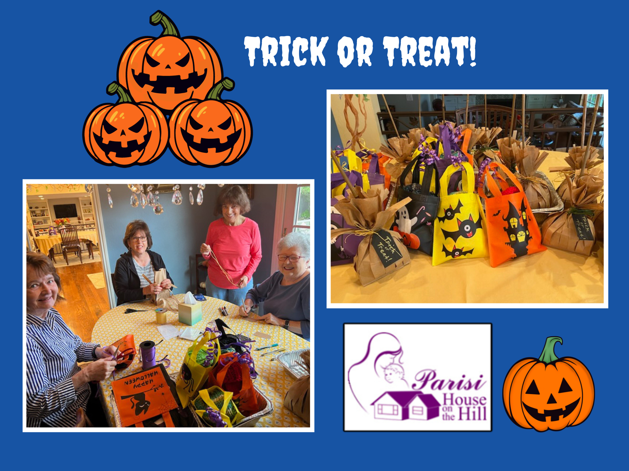Trick or Treat Bag Creations for Parisi House