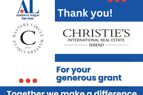 Thank you, Christies International Real Estate Sereno for your generous support. Together we make a difference.