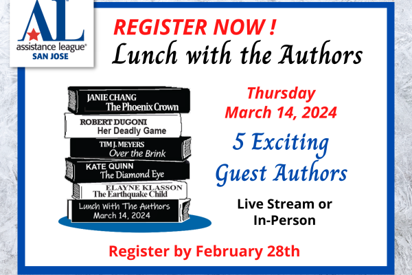 Lunch with the Authors March 14, 2024