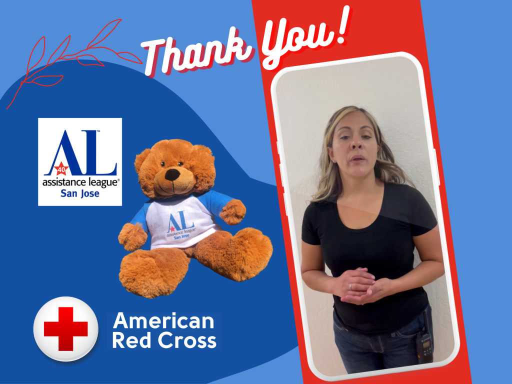 Thank You, Hug-a-Bear and American Red Cross Silicon Valley