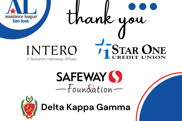 Thank You, Intero, Star One, Safeway Foundation and Delta Kappa Gamma