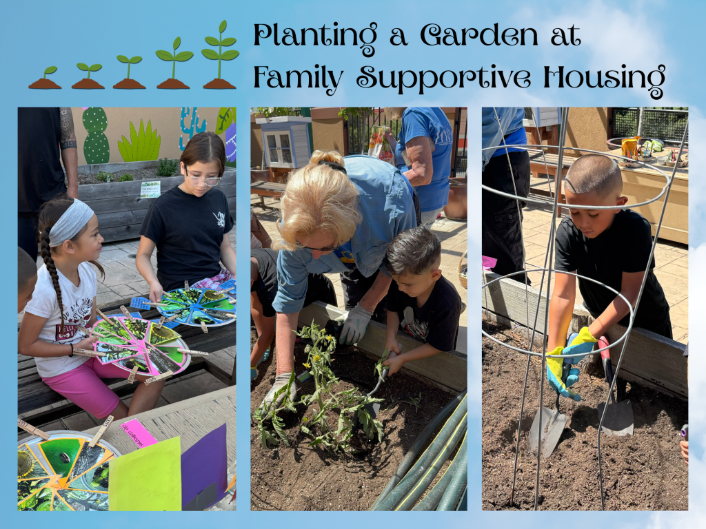 Planting a Garden at Family Supportive Housing