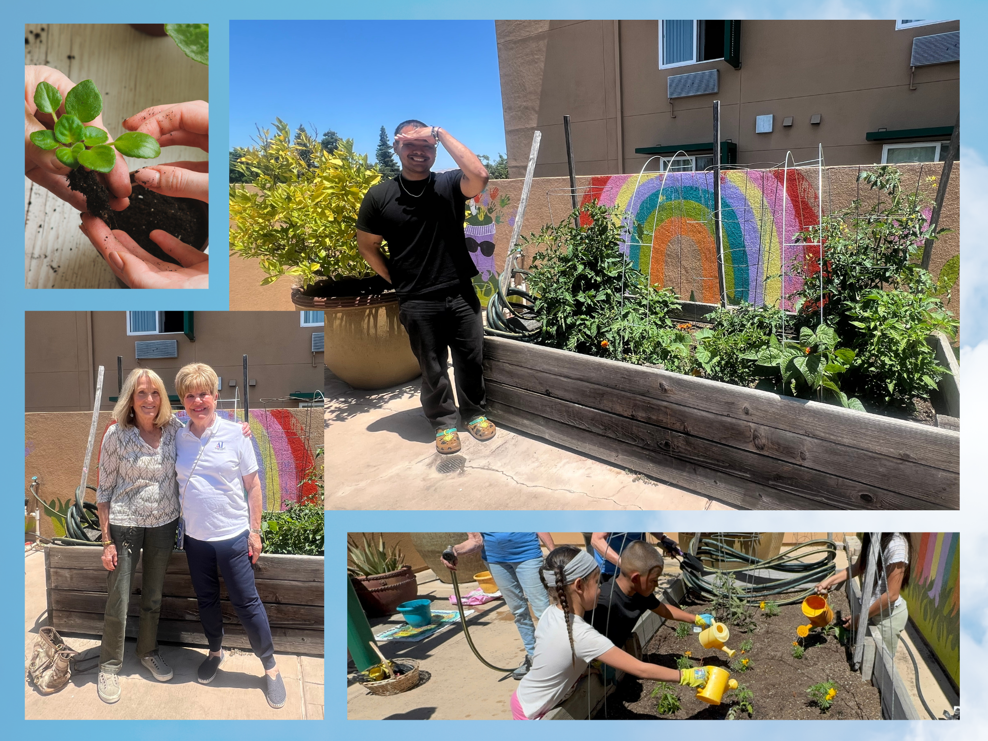 Planting a Garden at Family Supportive Housing