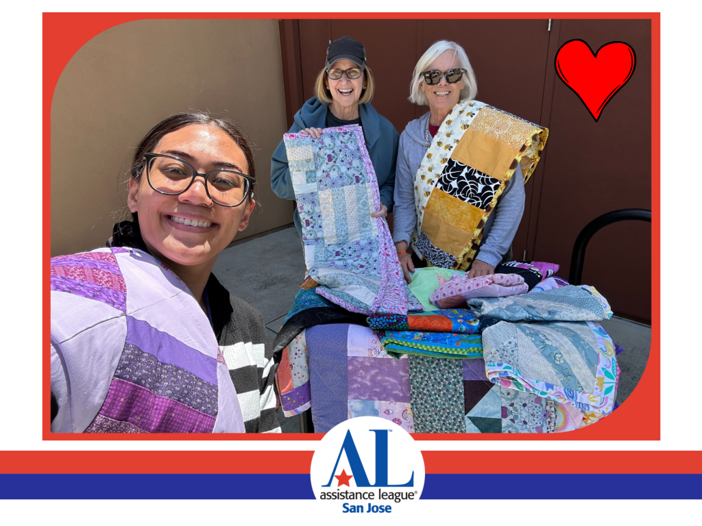 Donating quilts to Family Supportive Housing