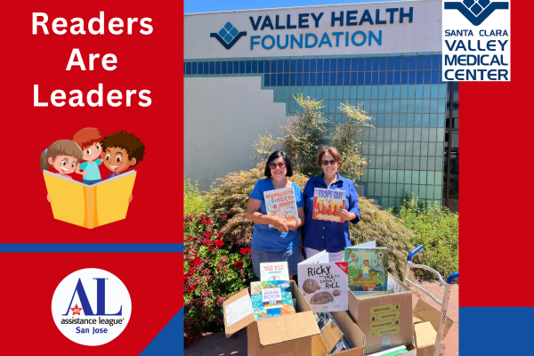 Readers Are Leaders donates books to SCVMC Valley Health Foundation pediatric library
