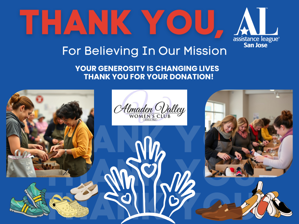 Thank you from Almaden Valley Women's Club