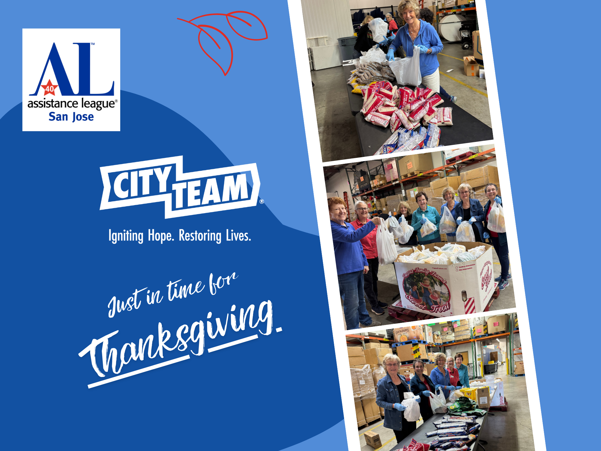 AL of San Jose and CityTeam - Just in Time for Thanksgiving