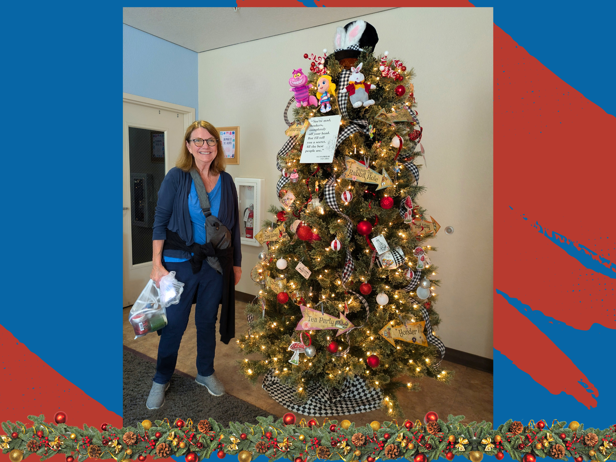 Alice in Wonderland Tree at Family Supportive Housing