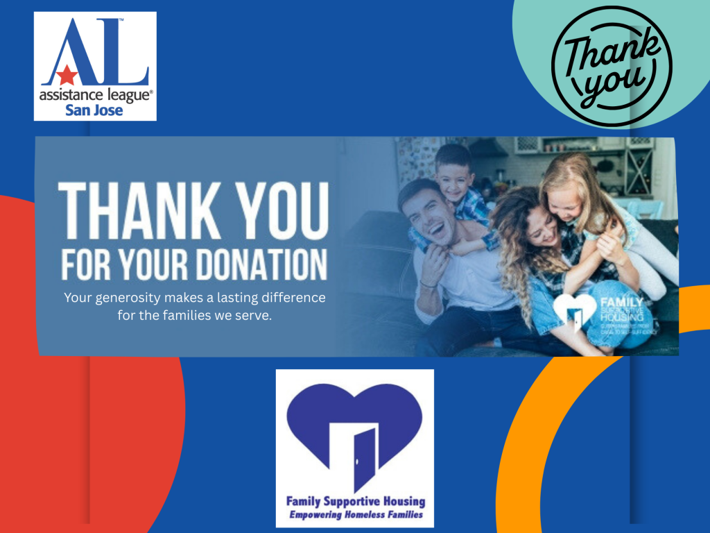 Thank You for your donation, Family Supportive Housing