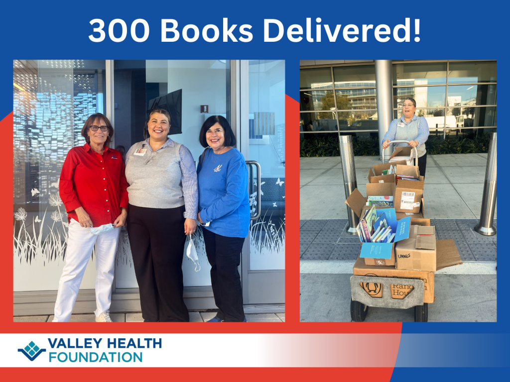 300 Books Delivered to the Valley Health Foundation