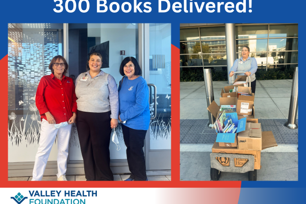 300 Books Delivered to the Valley Health Foundation