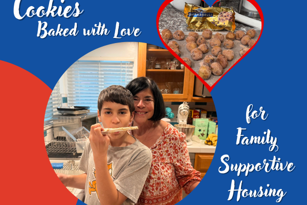 Cookies Baked with Love for Family Supportive Houisng